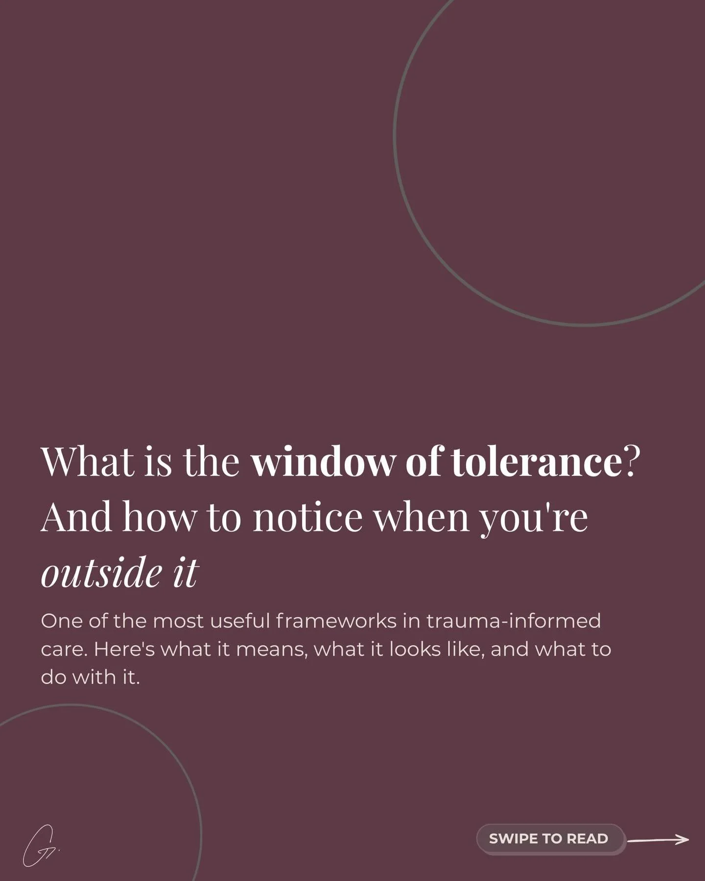 Have you ever felt completely overwhelmed? Like your body is flooded and you can&rsquo;t think straight? Or the opposite - flat, numb, disconnected, like you&rsquo;ve gone somewhere else entirely?

That&rsquo;s your nervous system moving outside its 