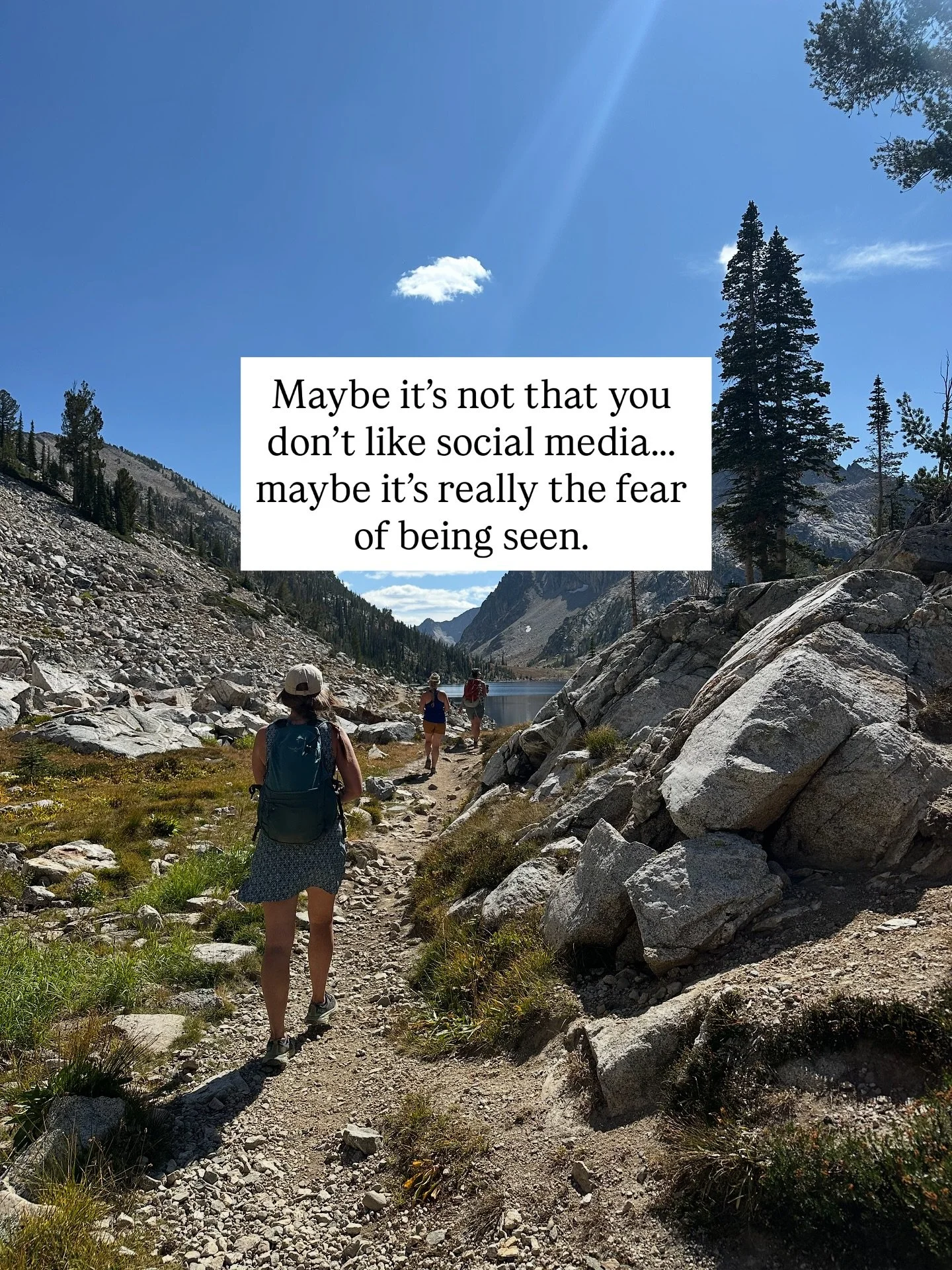 When I&rsquo;m struggling with my own visibility, one reframe always helps:
stop making it about me.

Instead, I ask myself:
How can I show up to serve?
What could I share that might reach even one person today?
What&rsquo;s something I needed to hea