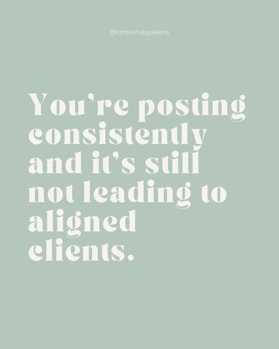 If someone landed on your page right now, would they be able to understand what you offer within a few seconds? Is it clear who your work is really for and what you help people navigate?

The message of &ldquo;more content, more content&rdquo; is eve