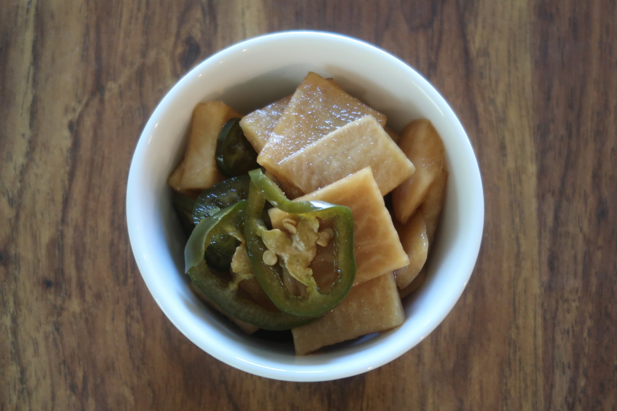 Shoyu Pickled Jalapeño & Veggies | 장아찌
