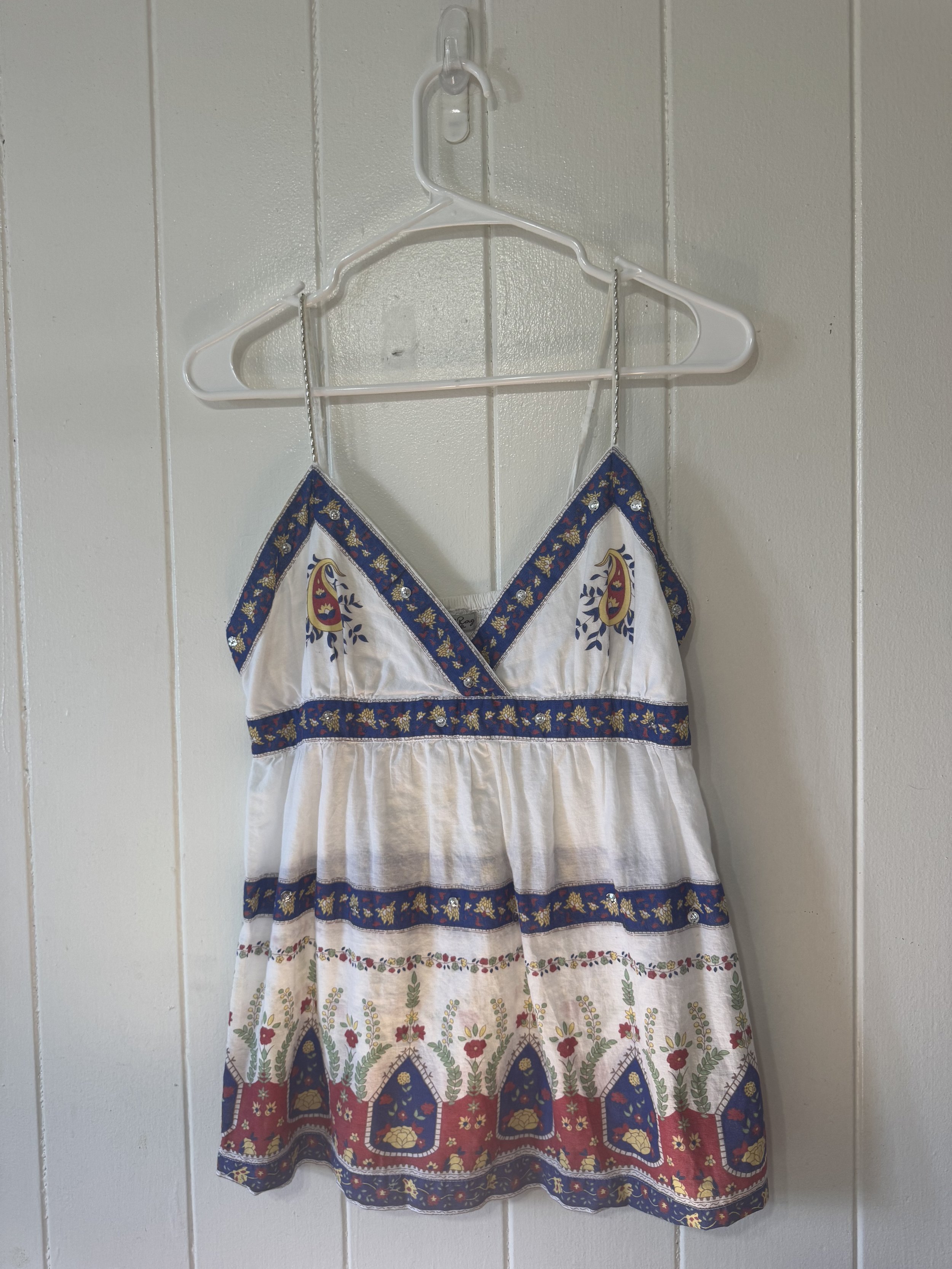 Boho White Top Medium