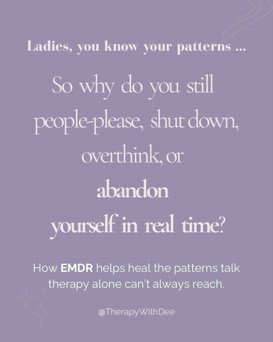One of the hardest experiences can be intellectually understanding your patterns&hellip; while still finding yourself emotionally stuck inside them.

Especially when so many women have already done &ldquo;the work.&rdquo;

Read the books.
Listened to