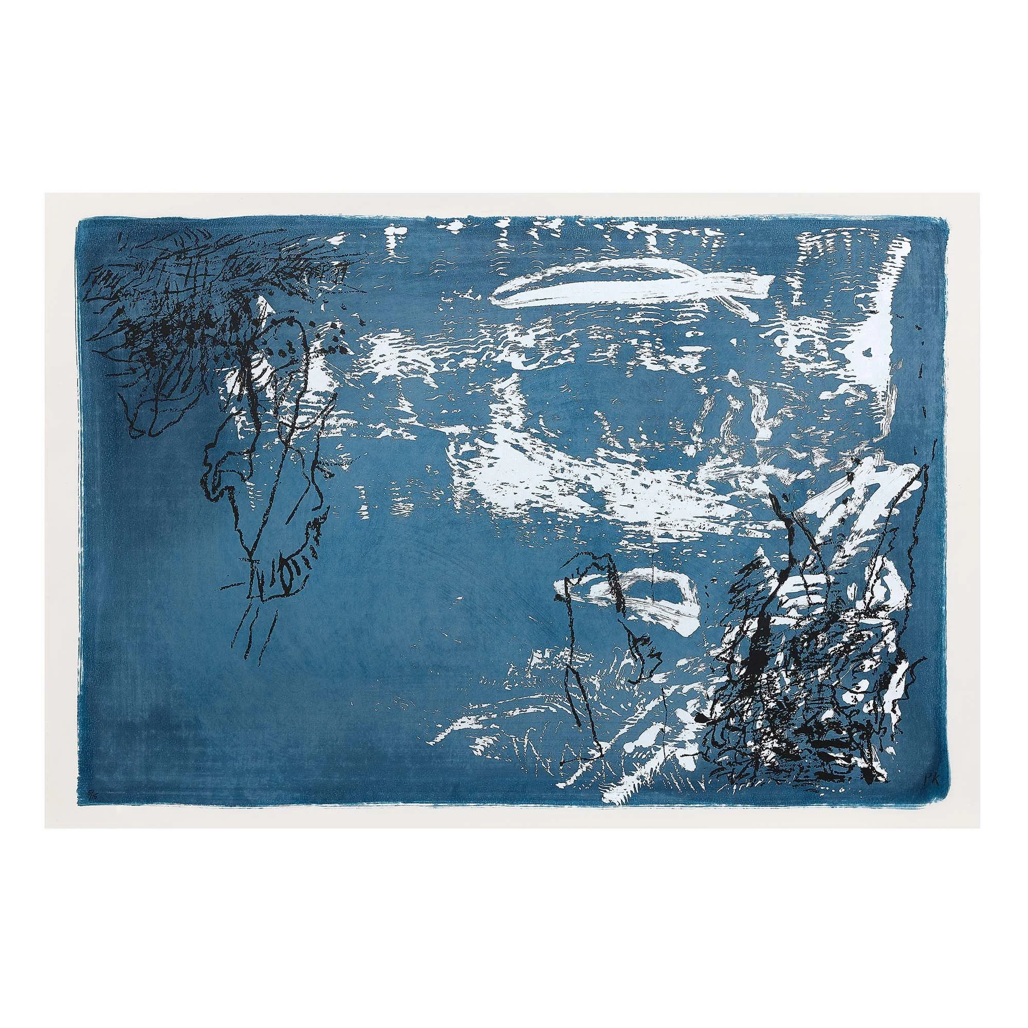 Per Kirkeby - U.T. Blå