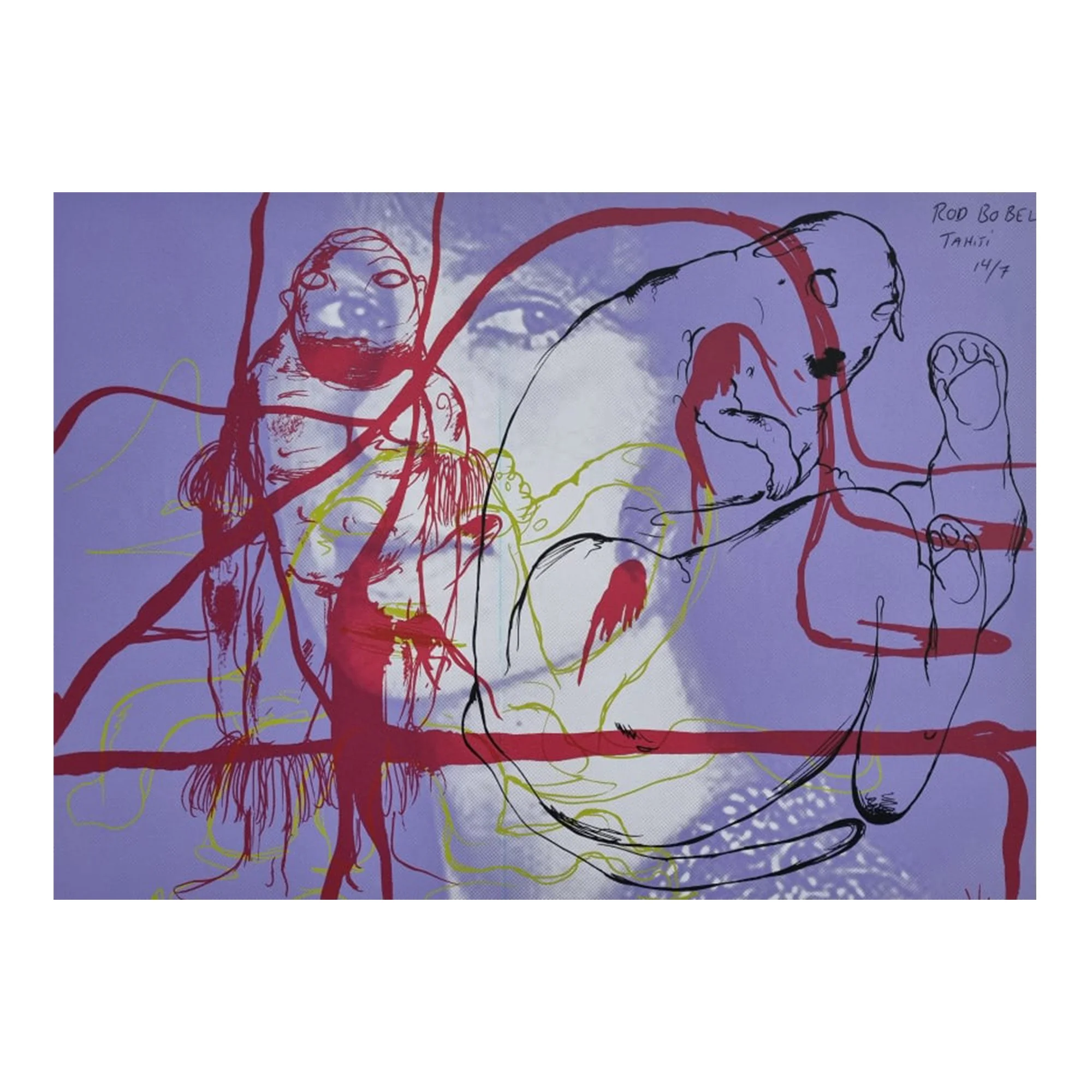 Bjarne Melgaard - Radka Toneff (purple)