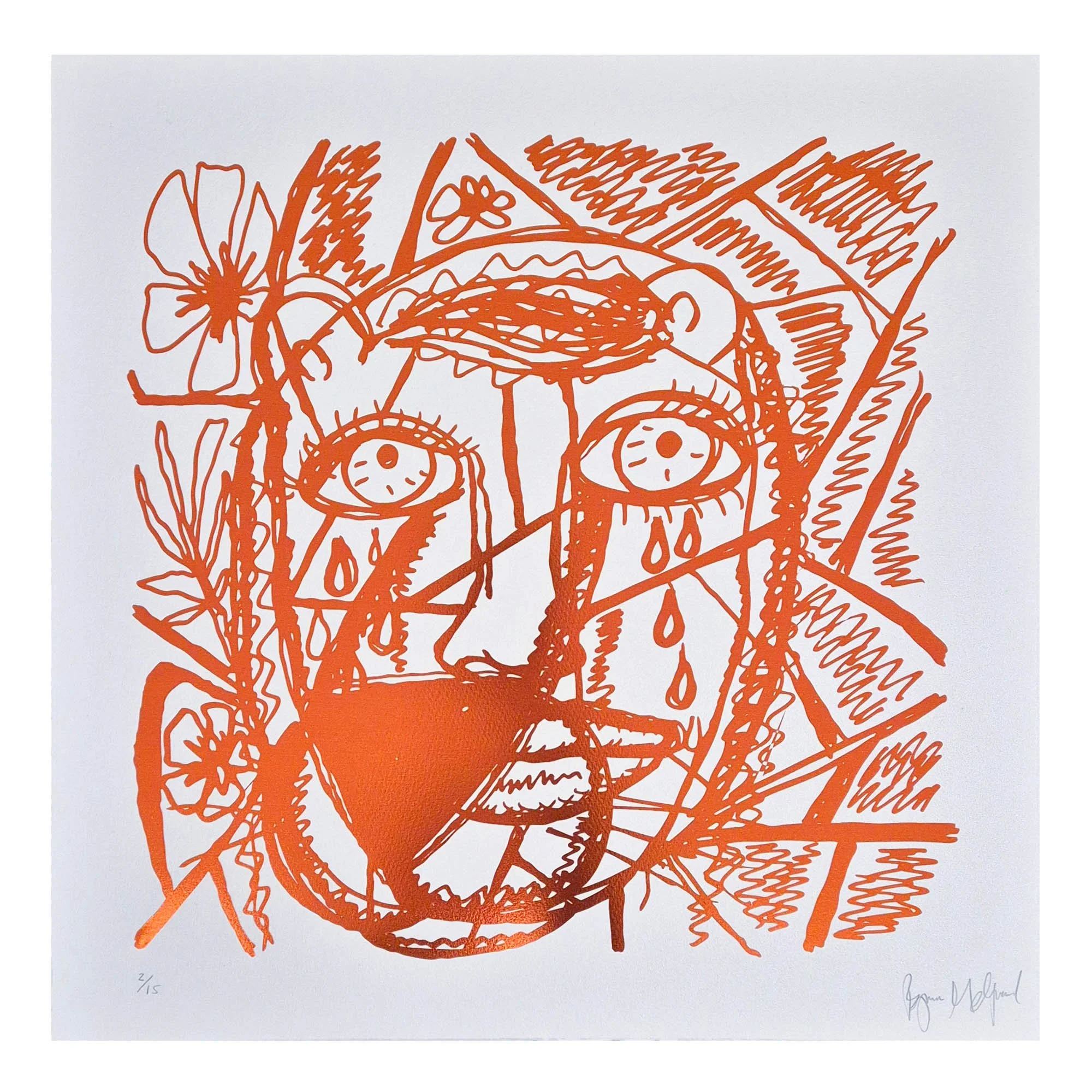 Bjarne Melgaard - Untitled orange