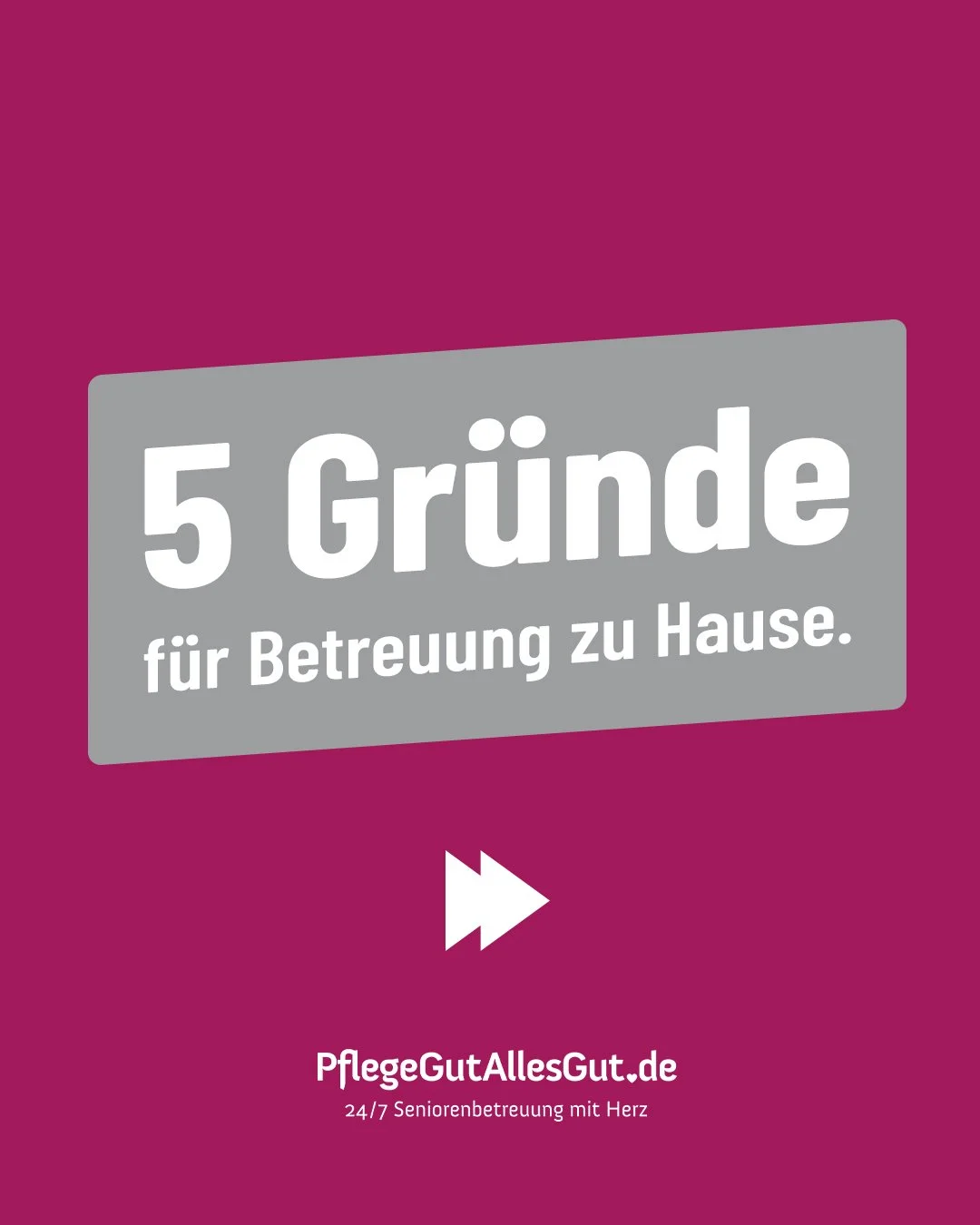 🏡 5 Gr&uuml;nde f&uuml;r Betreuung zuhause
Viele Seniorinnen und Senioren w&uuml;nschen sich vor allem eines: im eigenen Zuhause bleiben zu k&ouml;nnen. Genau hier kann Betreuung zuhause unterst&uuml;tzen &ndash; individuell, pers&ouml;nlich und nah