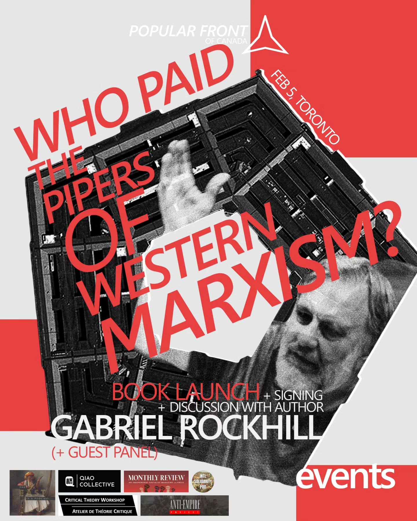 EVENT: Gabriel Rockhill book launch &amp; discussion (feat. guest panel)

WHERE: Toronto, Wildseed Centre for Art &amp; Activism (24 Cecil St)

WHEN: Thursday Feb. 5 @ 7pm (6:30pm doors open)

FREE and open to the public! Link for pre-registration in