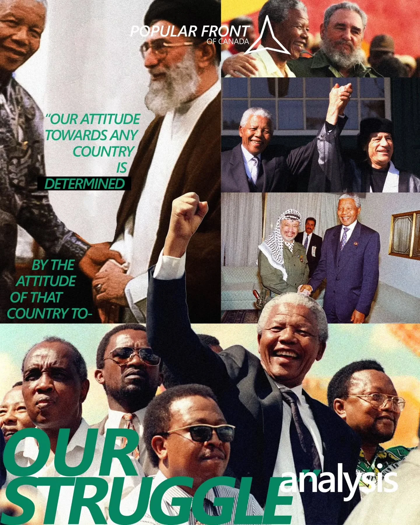 In June 1990, months after his release from prison, Nelson Mandela laid out the blueprint for anti-imperialist solidarity.

During a town hall meeting at the City College of New York, Mandela was questioned by former Reagan staffer Ken Adelman on his