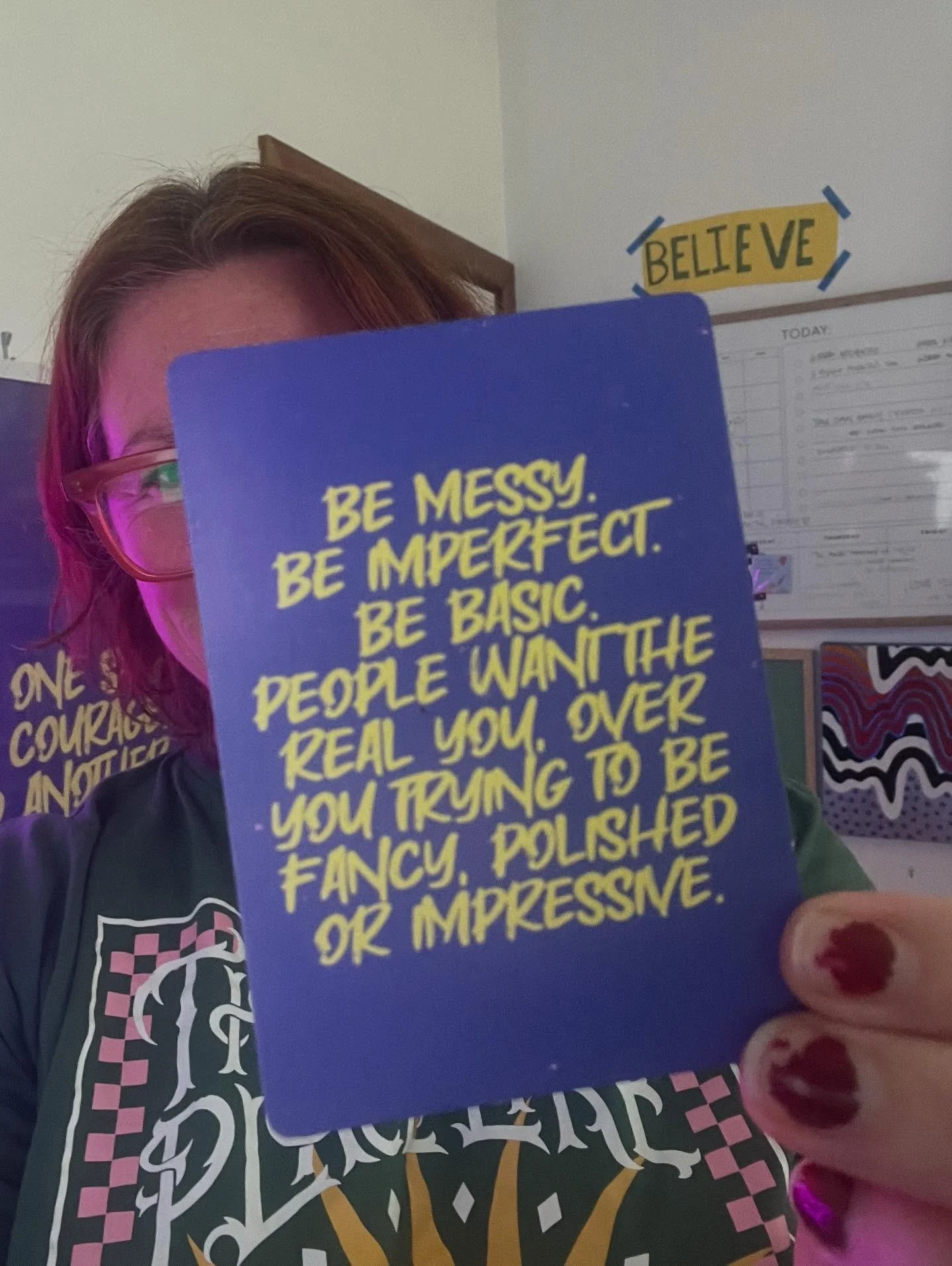 That&rsquo;s the energy I&rsquo;m in right now.
Finishing the book. Mentoring my Momentum crew through some of the bravest moves I&rsquo;ve ever witnessed. Holding the tension - the space between who we&rsquo;ve been and who we&rsquo;re becoming. 
Te