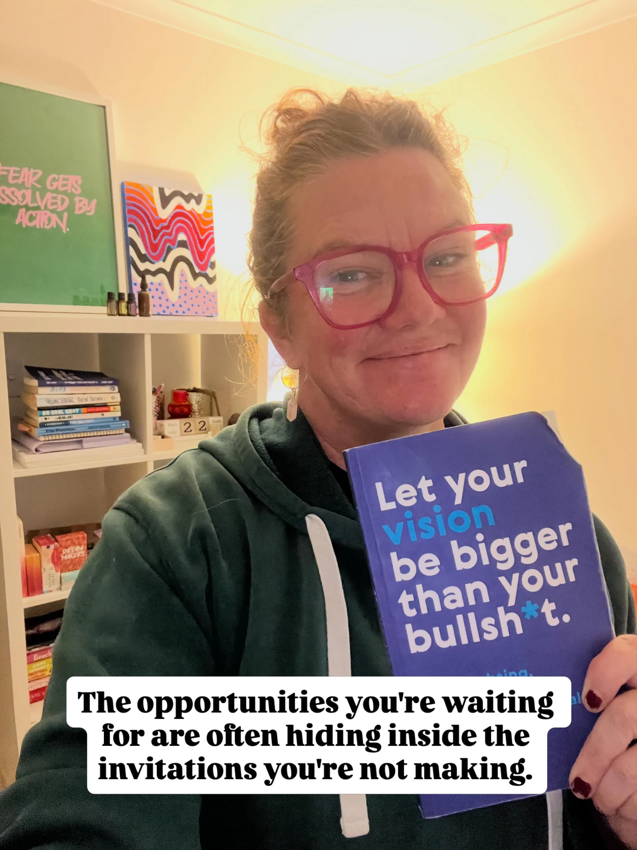 A reminder for myself as much as anyone else&hellip; the opportunities you&rsquo;re waiting for are often hiding inside the invitations you&rsquo;re not making.

The email.
The conversation.
The offer.
The follow up.
The application.
The post.

The d