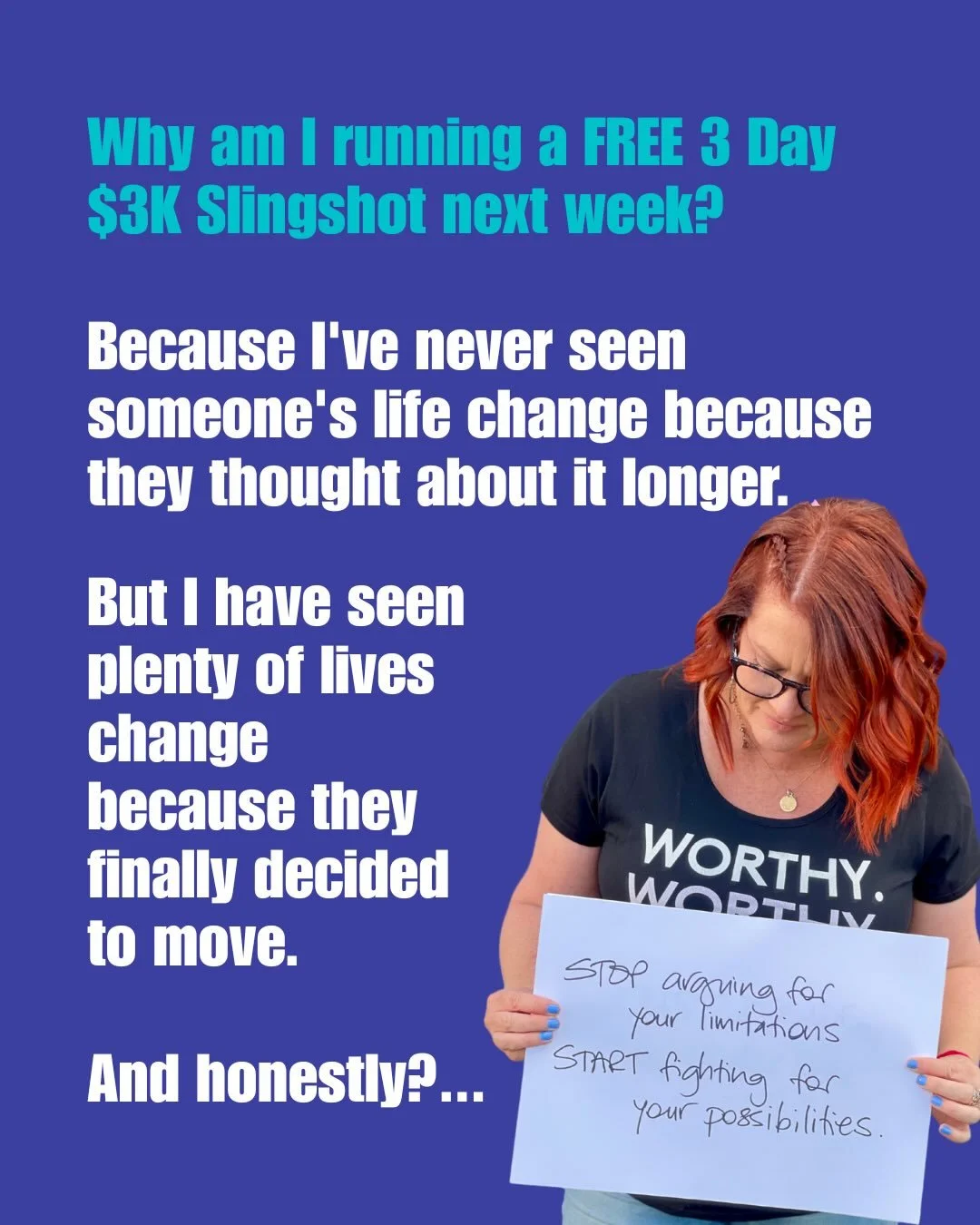 What if the next $3K was closer than you think?

Not because you need another qualification, strategy, or Lordy Lord... another six months of planning.

But because it&rsquo;s hiding in:
🙈An offer you&rsquo;re not making 🙈A conversation you&rsquo;r