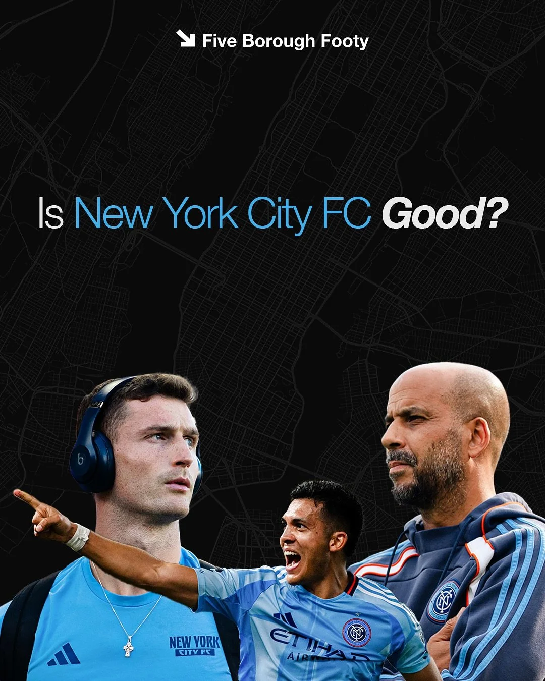 Going into the playoffs, Alec asks the question: Is NYCFC good? 

To read the pull piece click the link in bio.