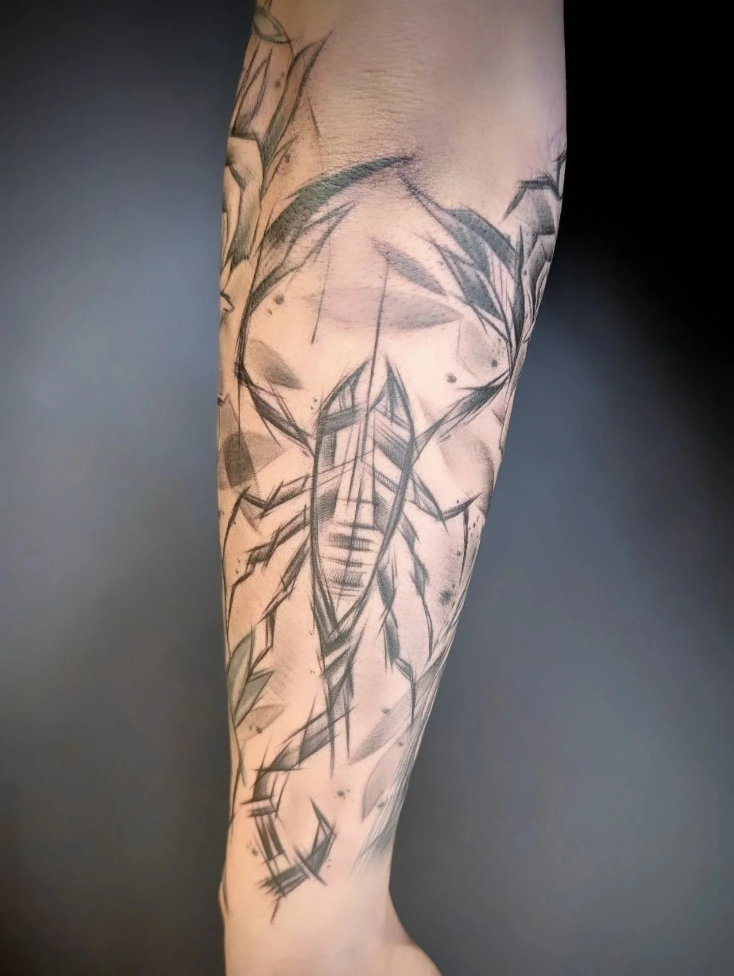 #tattoo #blackandgreytattoo #armtattoo
