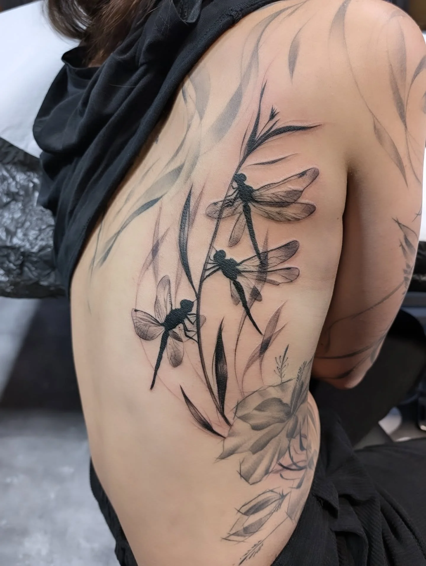 #tattoo #inkedgirls #blackandgreytattoo #inked