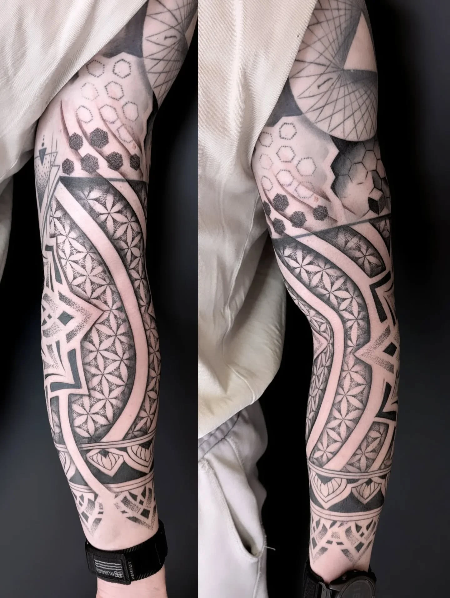 #tattoo #armtattoo #dotworktattoo #mandalatattoo #ornamentaltattoo