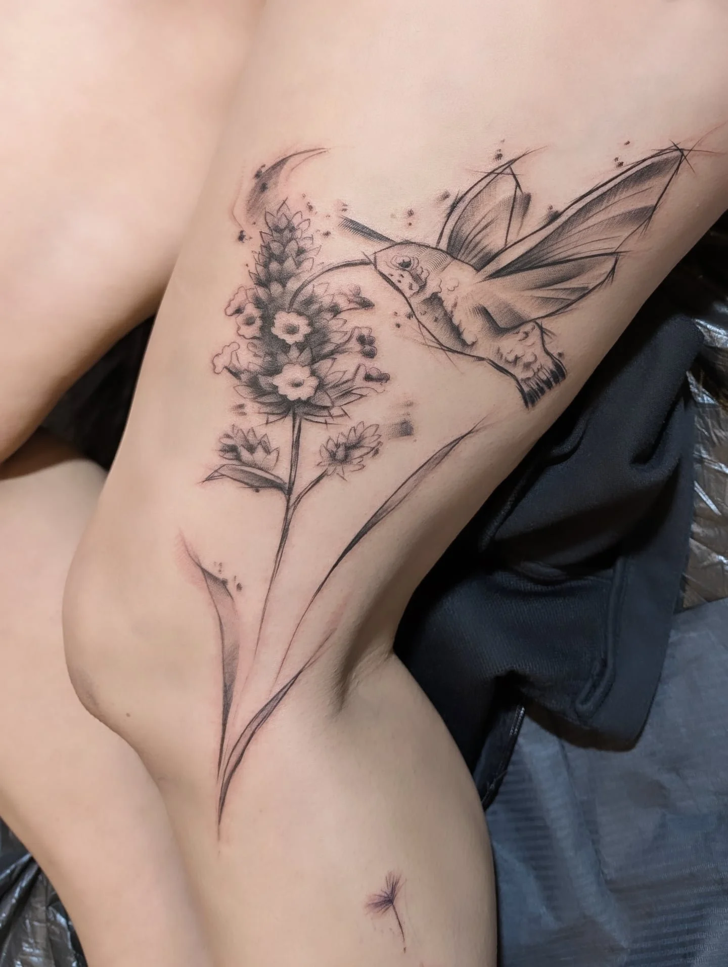 #tattoo #blackandgreytattoo #insecttattoo #inked