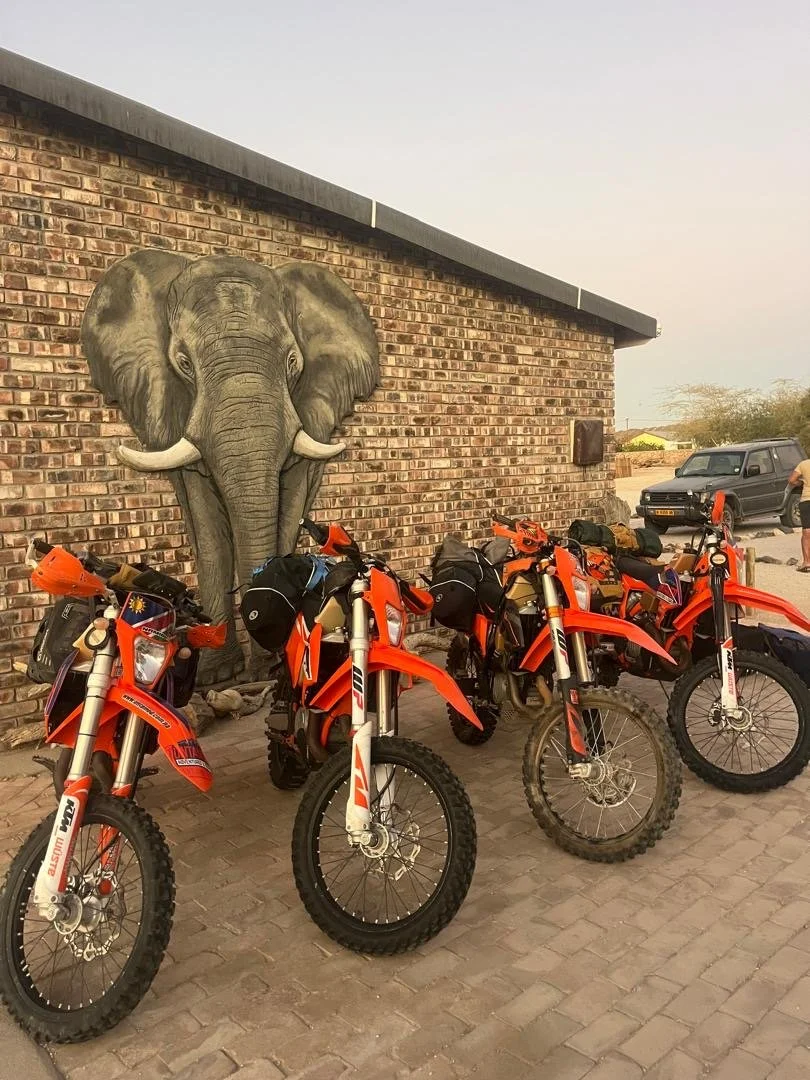 Namibia, motorbike tours, KTM 500, Namibia motorbike tours