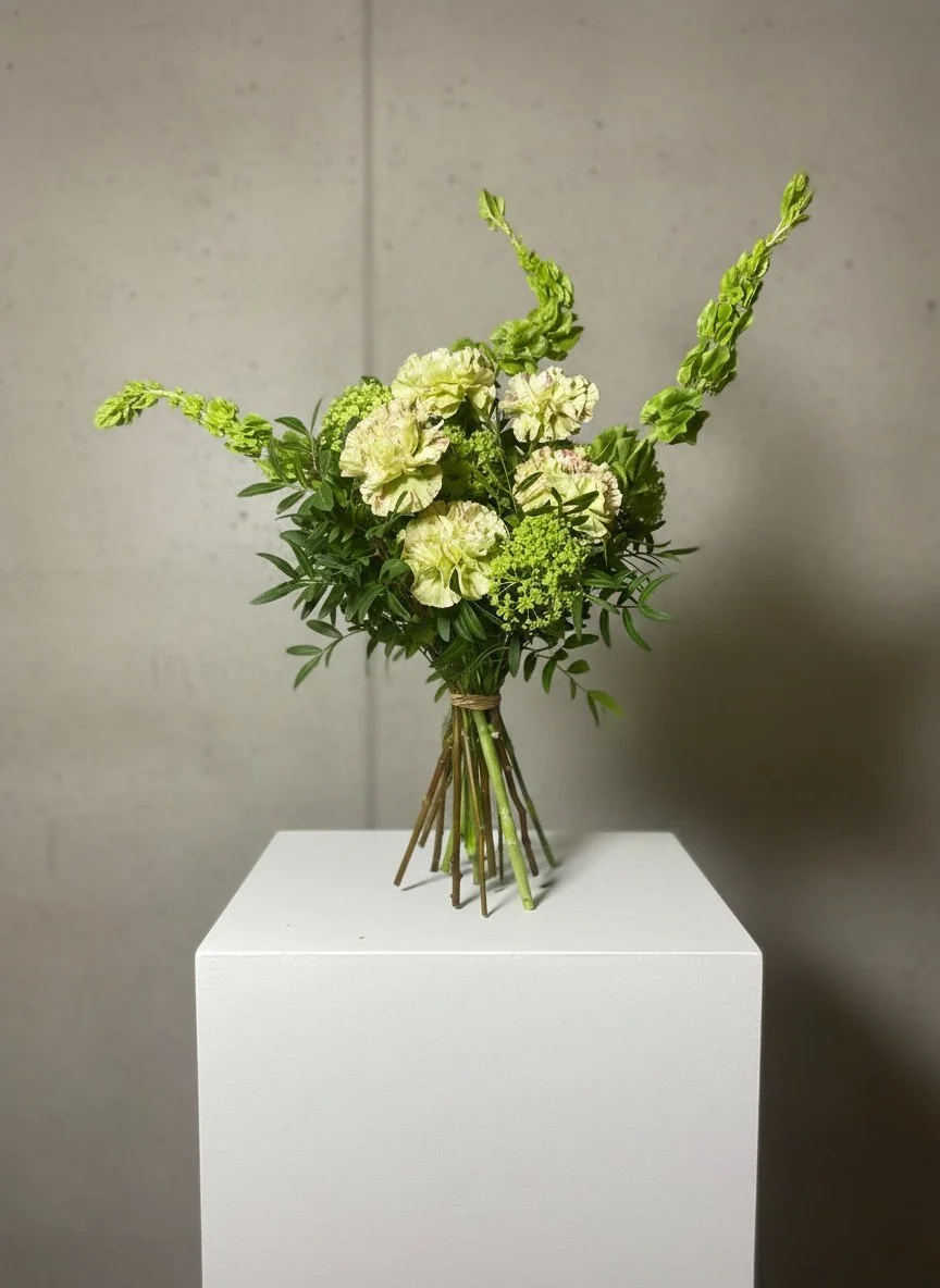 Ramo de Flores de Temporada - Tonos Verdes