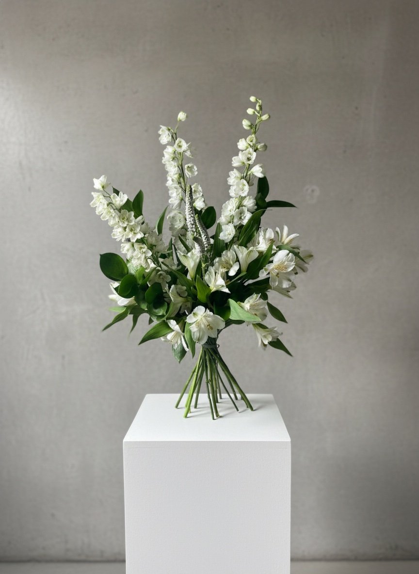 Ramo de Flores de Temporada - Tonos Blancos