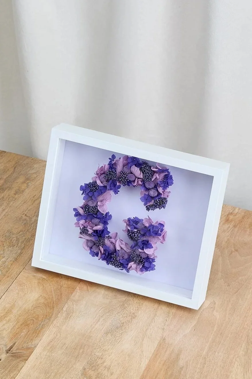 Regalo personalizado flores preservadas| Betty and Brooke