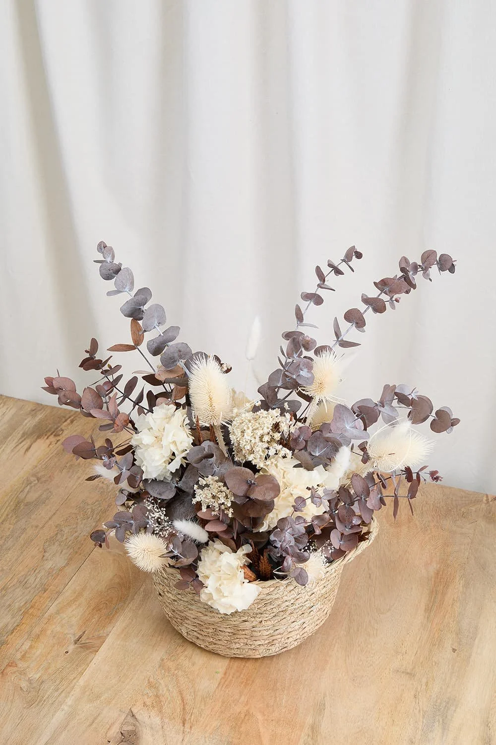 Cesta de Flores Preservadas a domicilio España