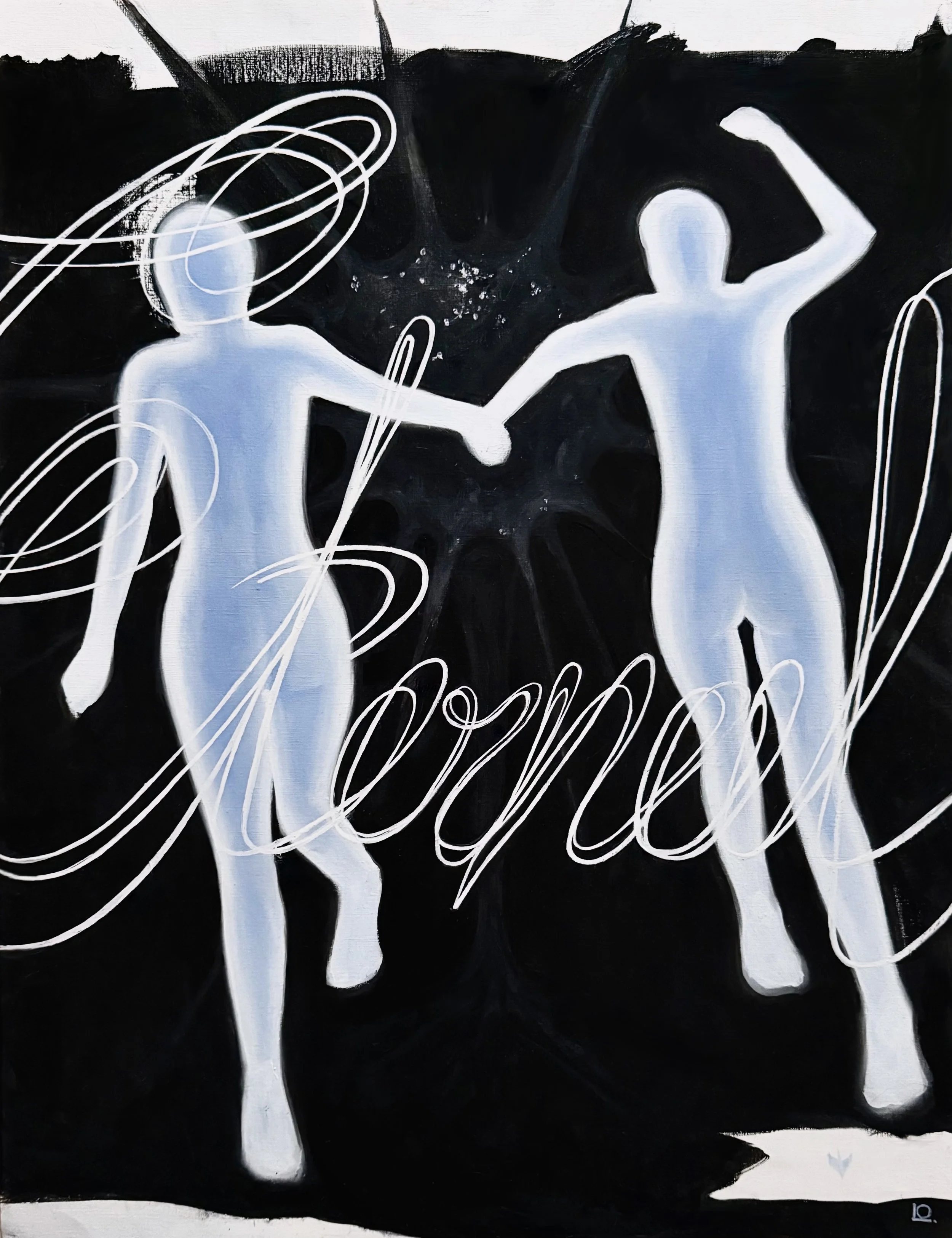 Eternal. Oil on paper. 2024 65-50cm..JPG