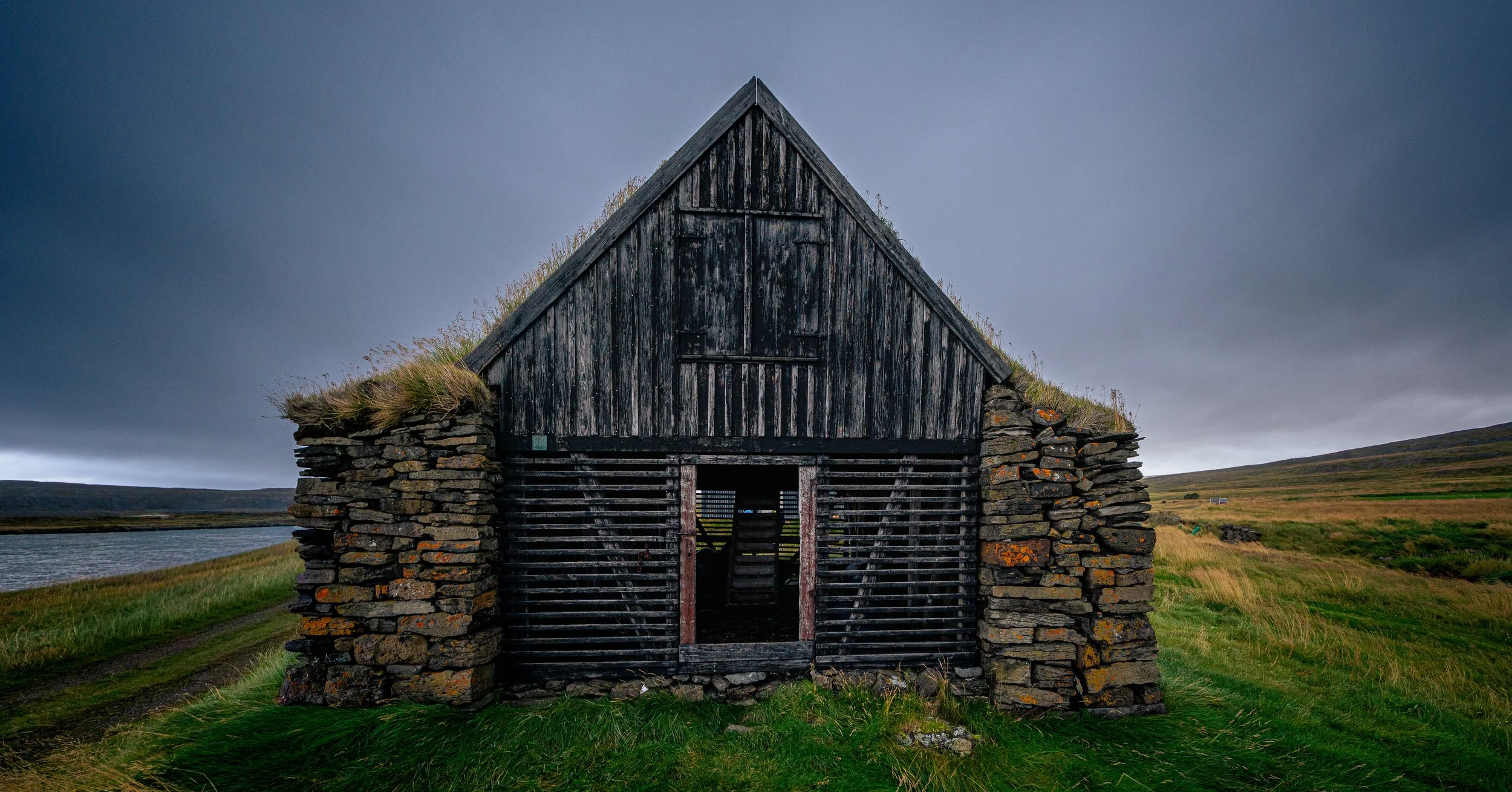 Icelandic work shed. West Fjords.
