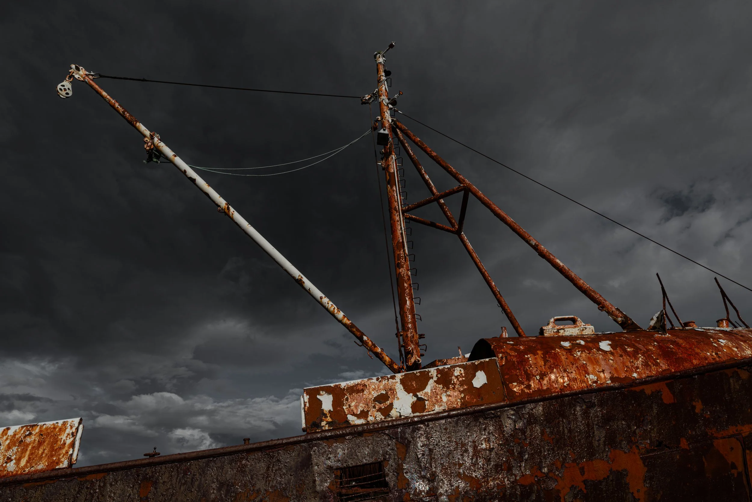 Gardar BA 64 Patrecksfjordur. Ran ashore 1981.