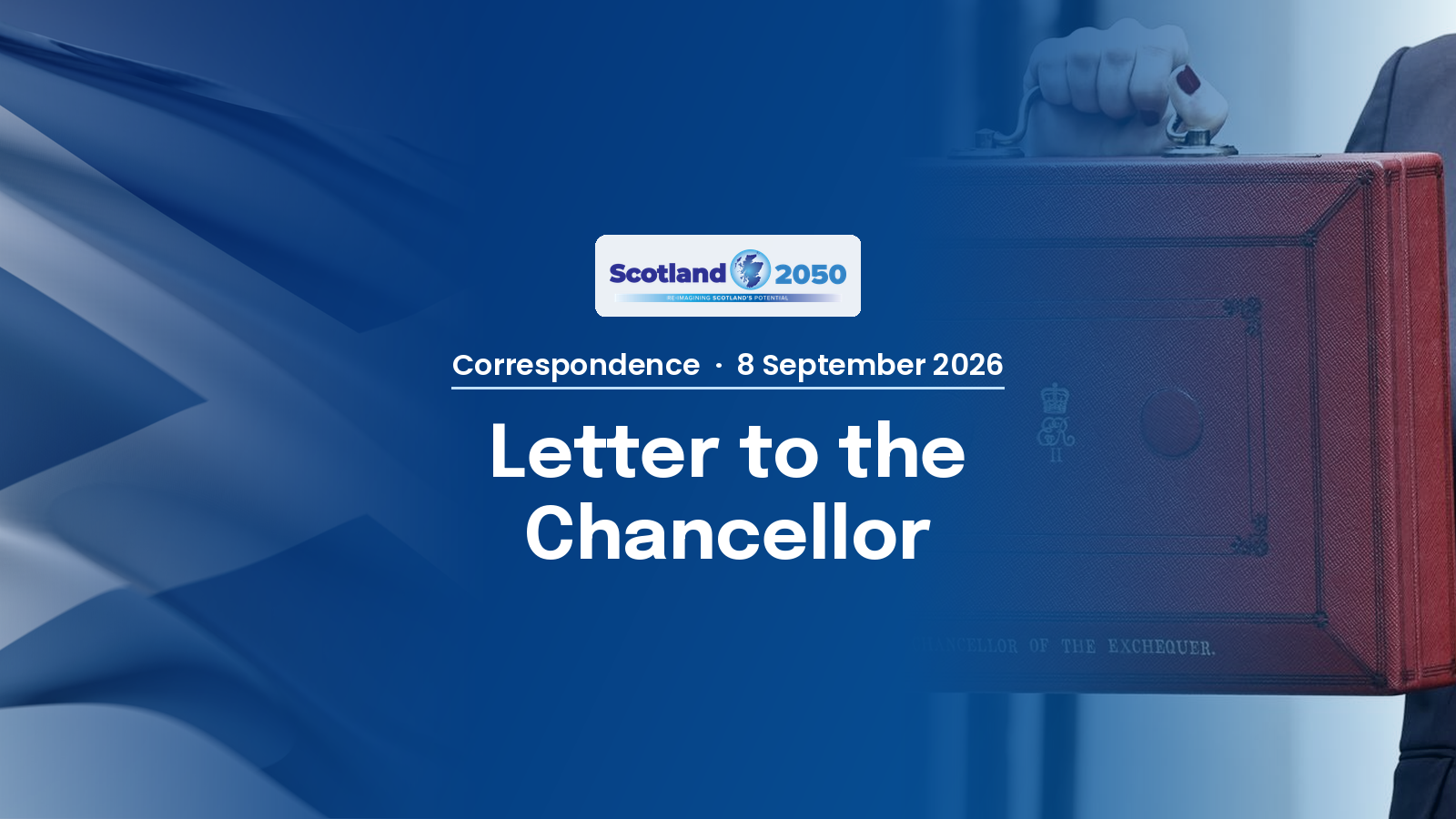 Letter to the Chancellor ahead of Budget 2026