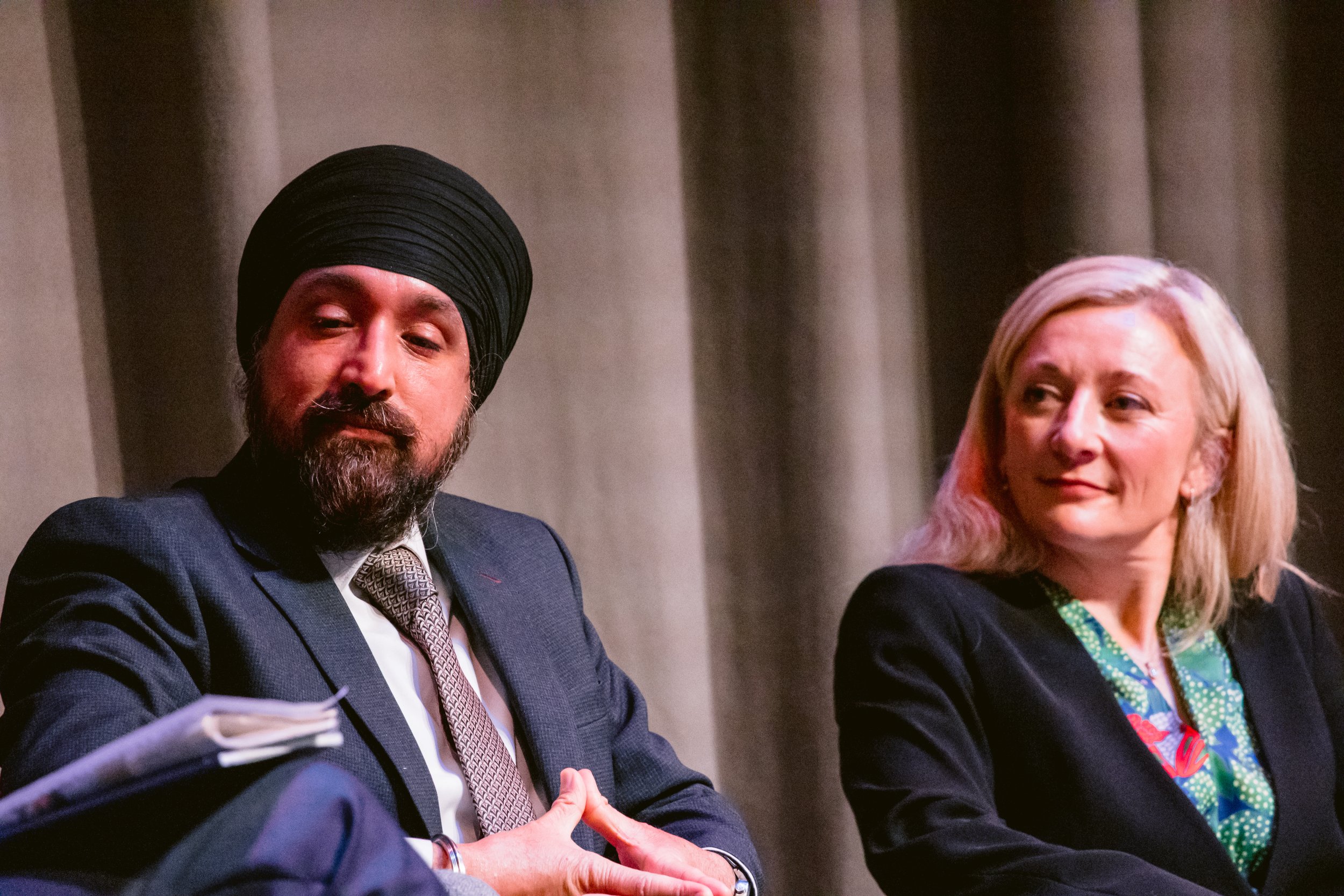 Charandeep Singh, CEO, Scottish Chambers of Commerce and Lesley Smillie, Senior Partner and Government and Public Services Lead Scotland, Deloitte