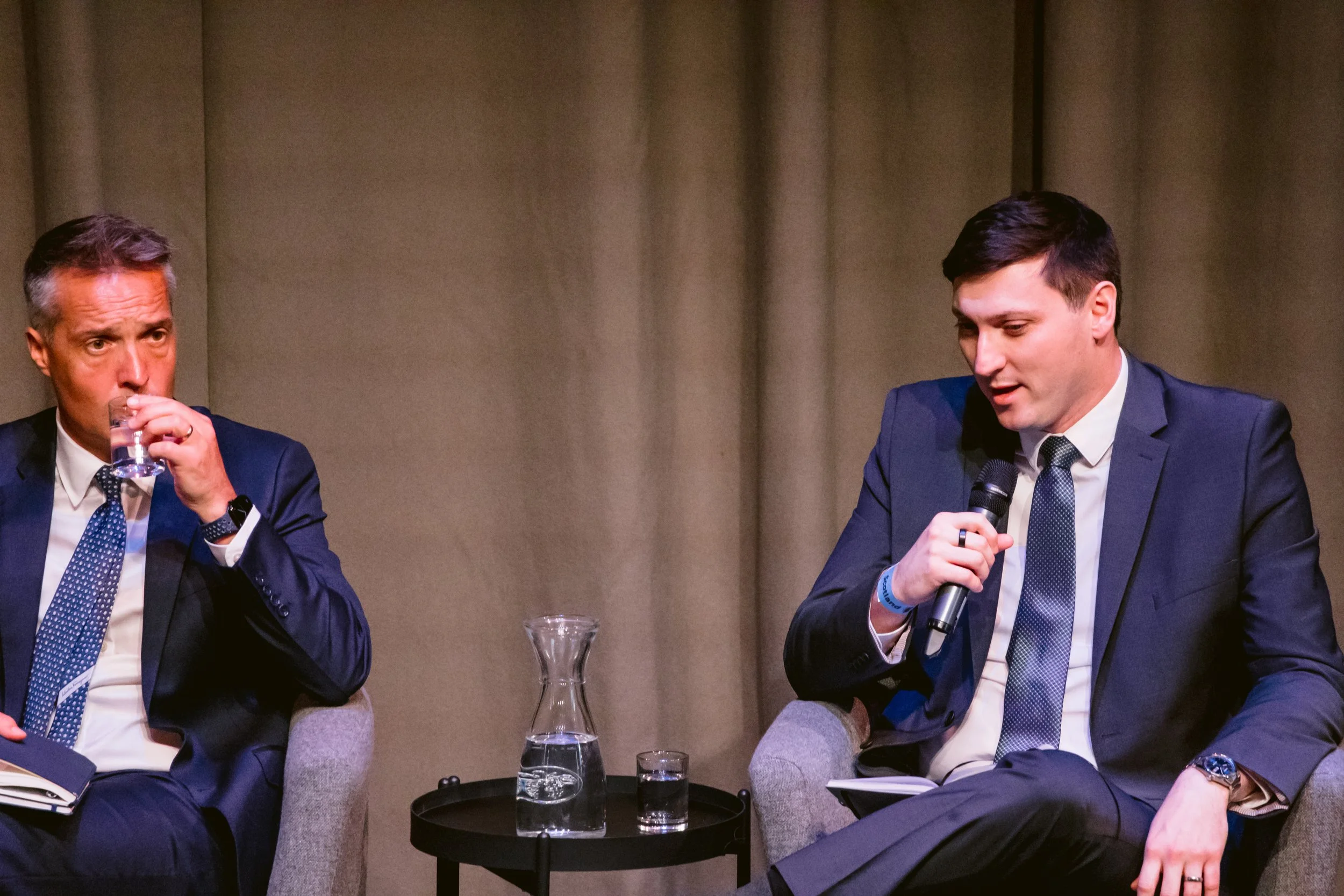 Geraint Evans, CEO, UK Major Ports and Steven Stewart, Head of Scottish Planning and Environmental team at Shoosmiths