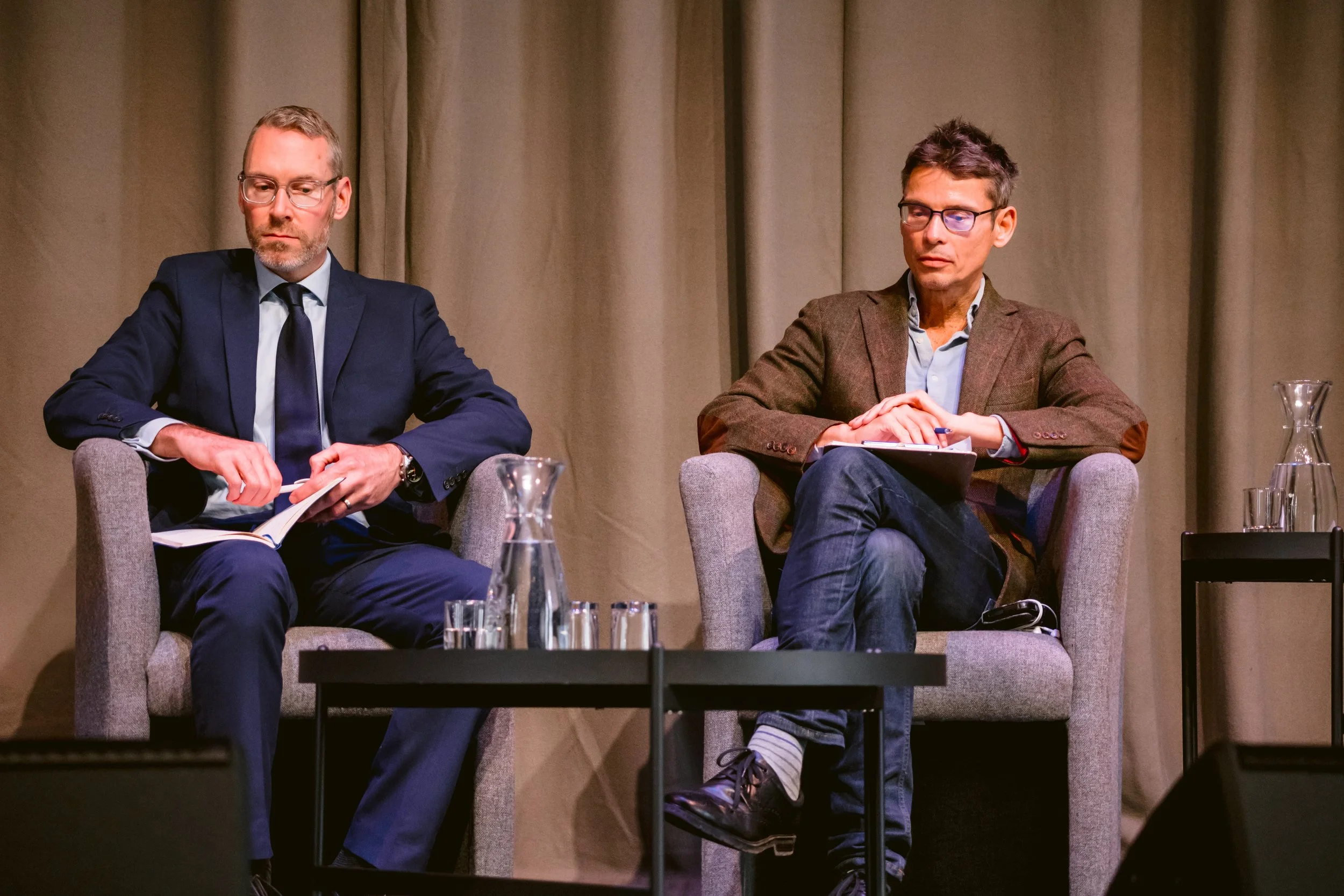 Kevin Murphy, Director of Planning at Homes for Scotland and Alex Orr, Managing Director, Orbit Communications