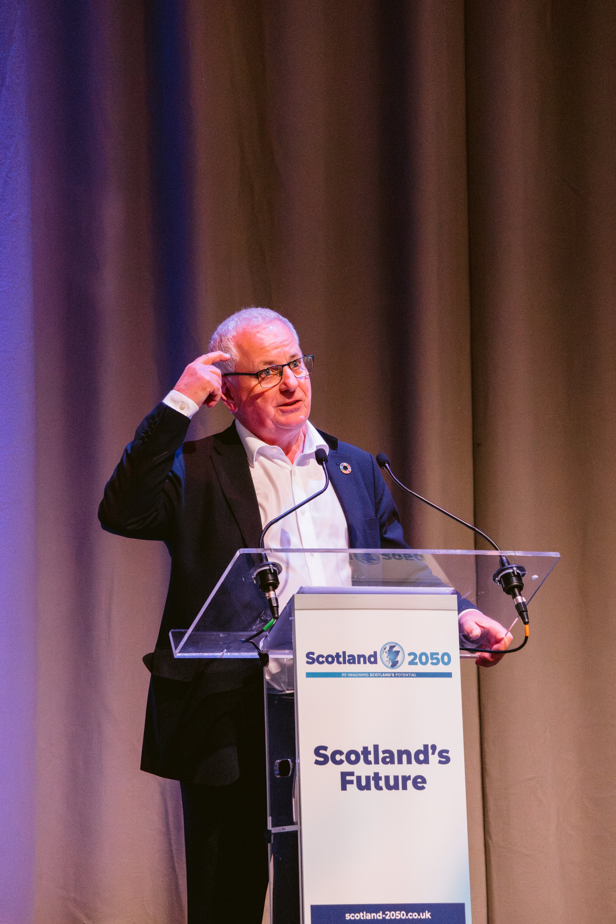 Lord Jack McConnell, First Minister of Scotland 2001 to 2007