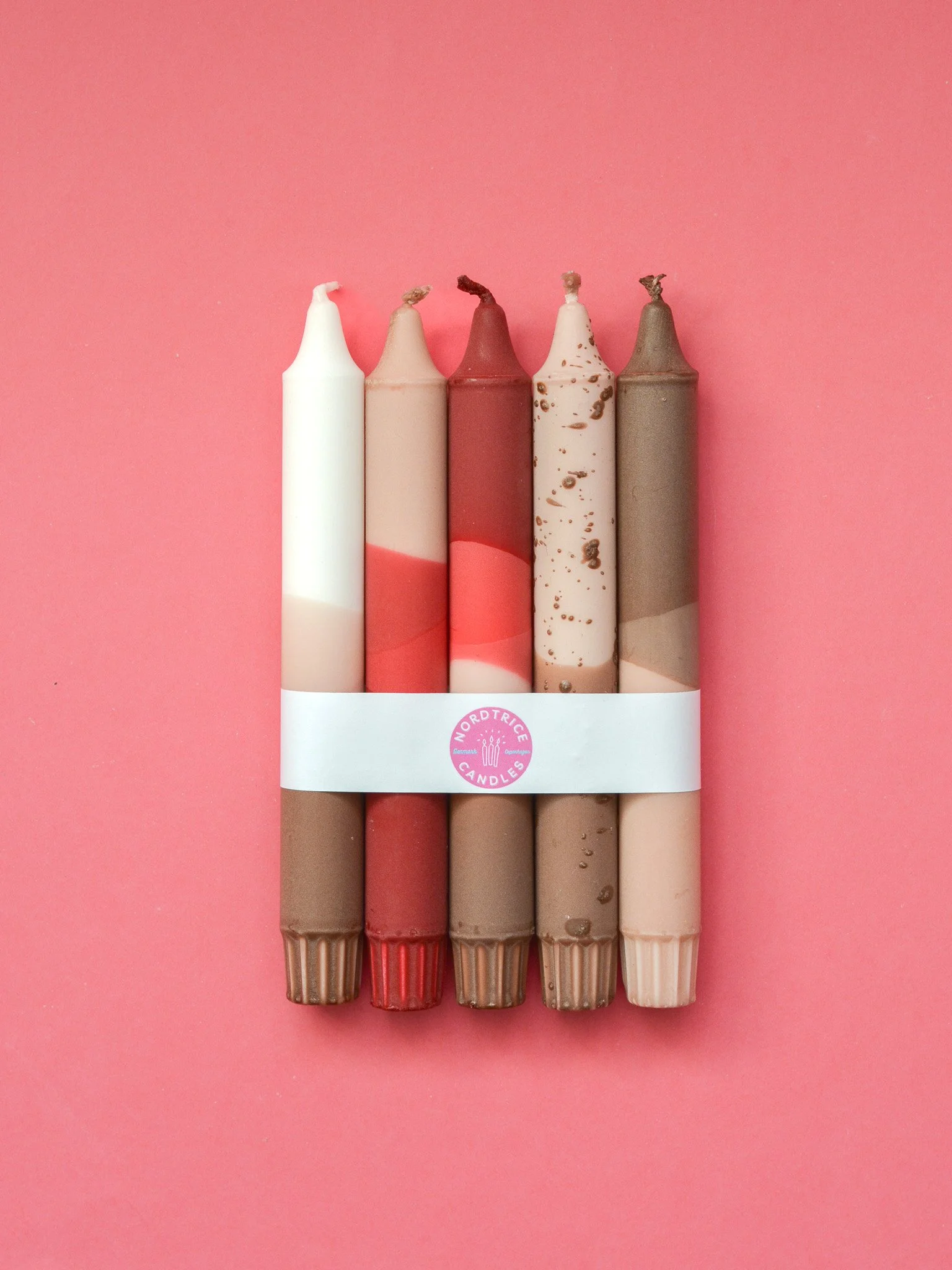 Candles Autumn Beige Mix 5-p