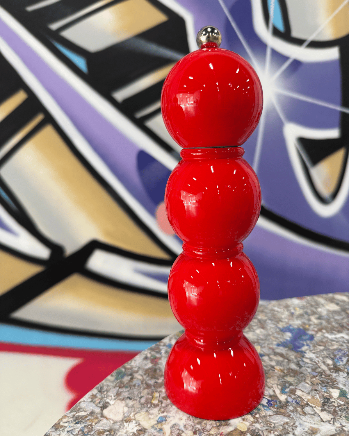 Bobbin Salt & Pepper Mill Red