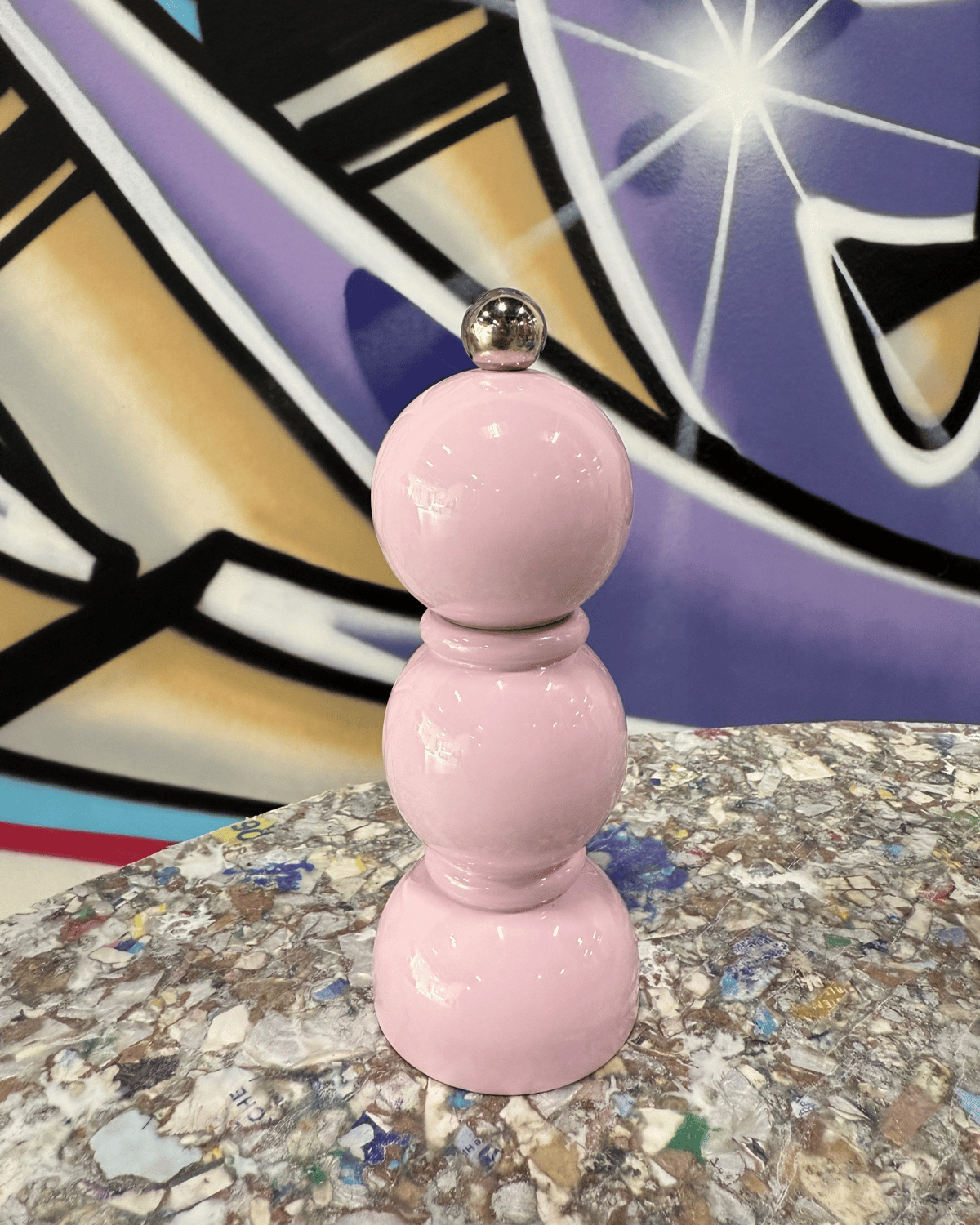 Mini Bobbin Salt & Pepper Mill Pink