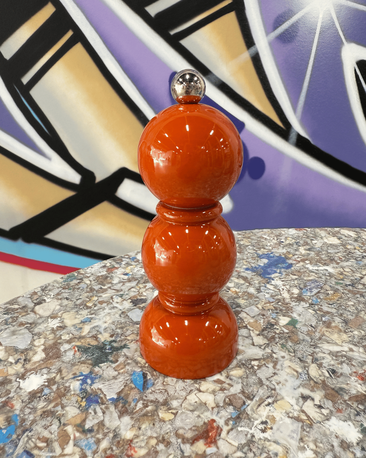 Mini Bobbin Salt & Pepper Mill Orange