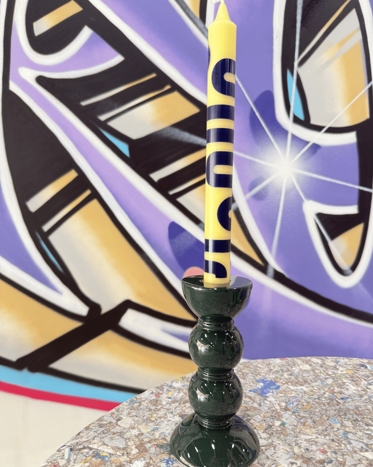Bobbin Racing Green Candle Stick 14 cm