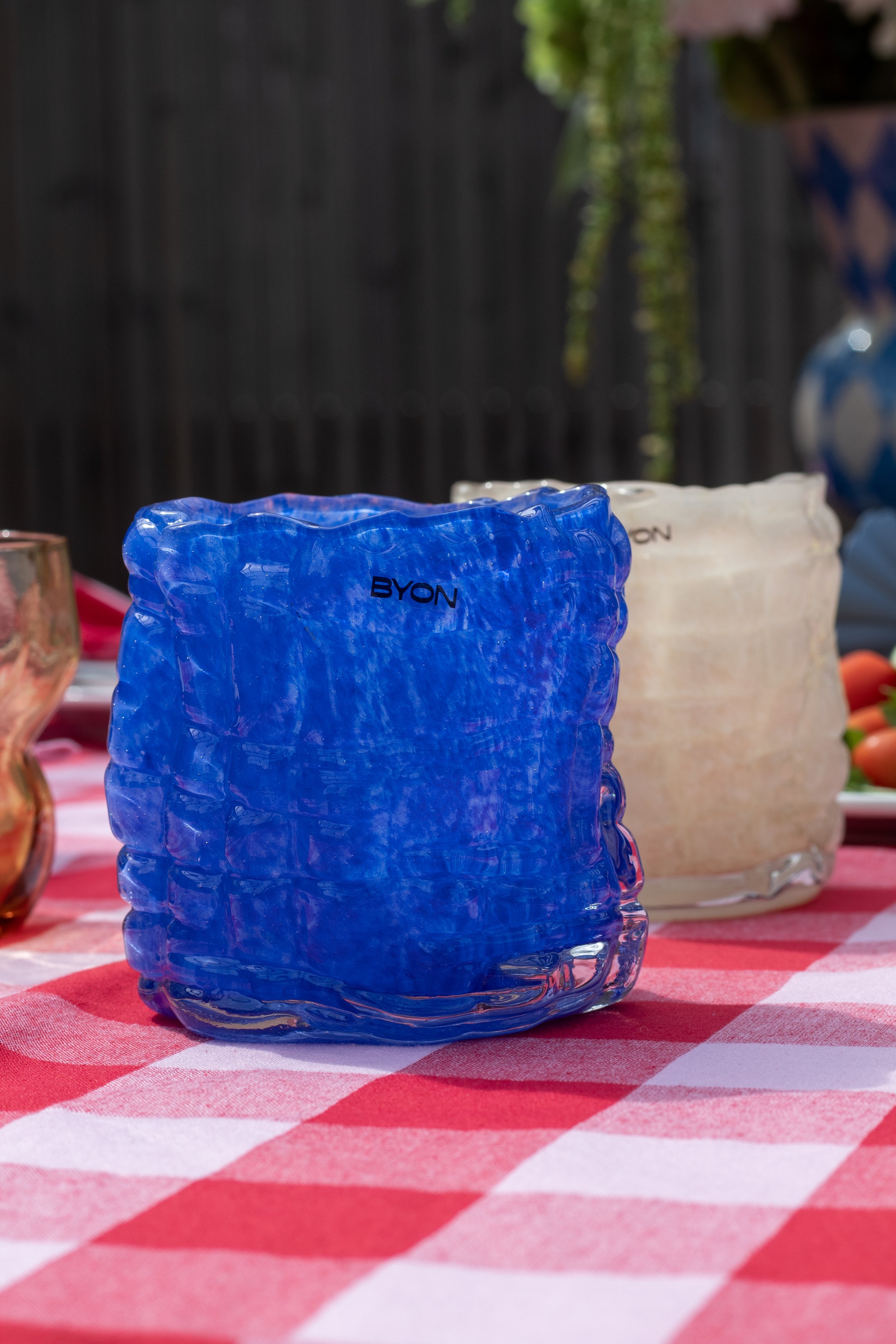 Candle Holder Laranne Blue