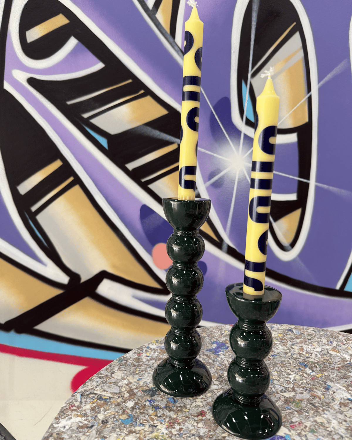 Bobbin Racing Green Candle Stick 24 cm