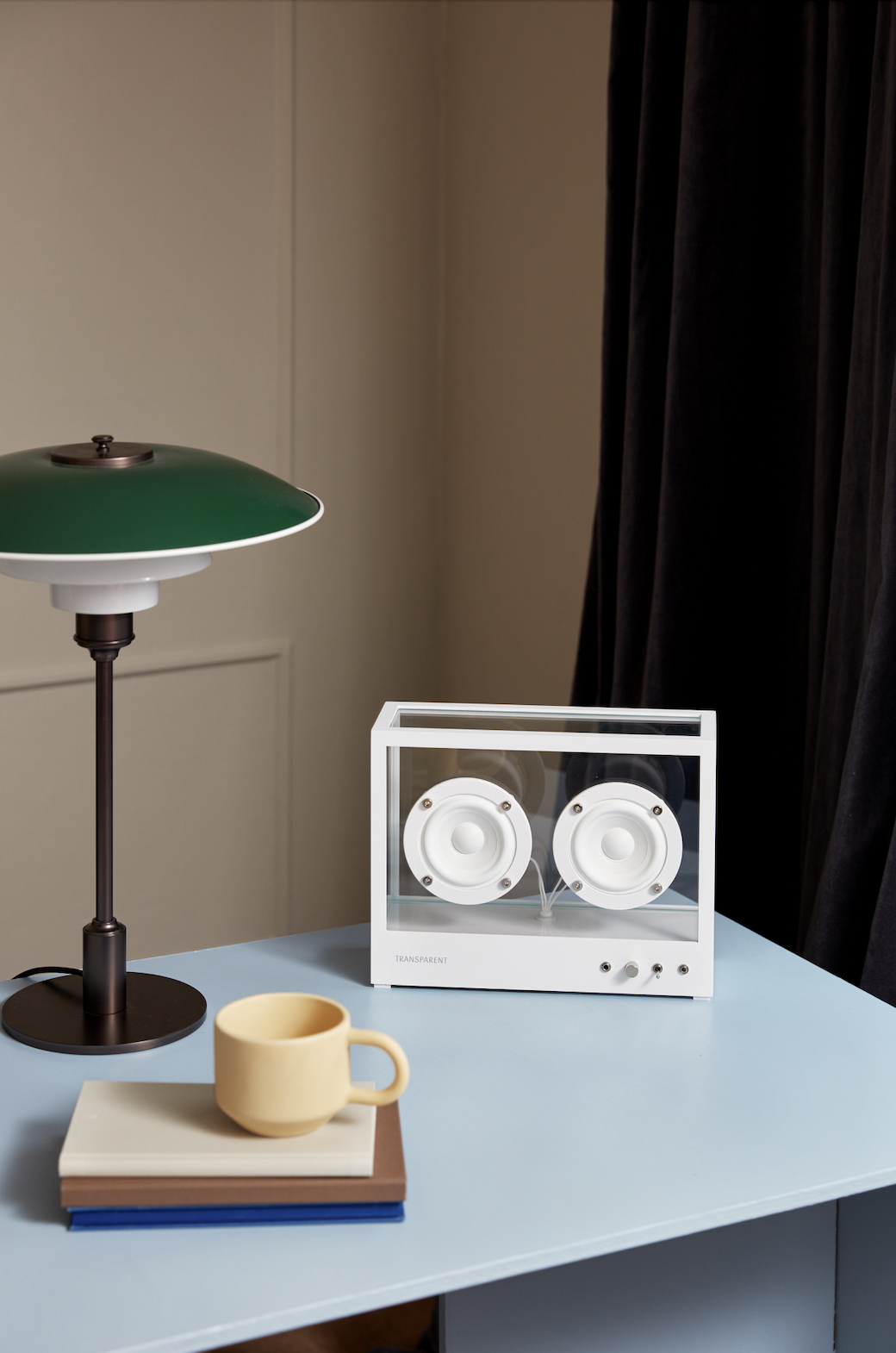 TRANSPARENT Small Speaker White
