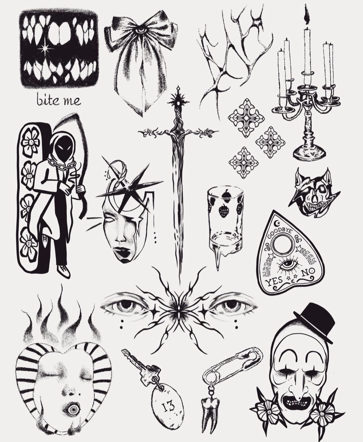 Body Diariez, Amerie Cezanne; Flash Sheet 7