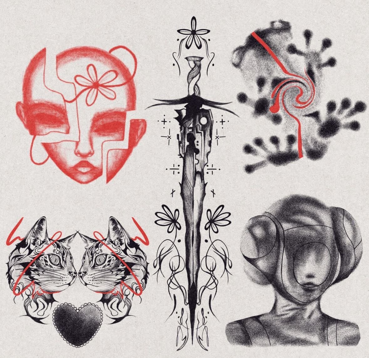 Body Diariez, Amerie Cezanne; Flash Sheet 3