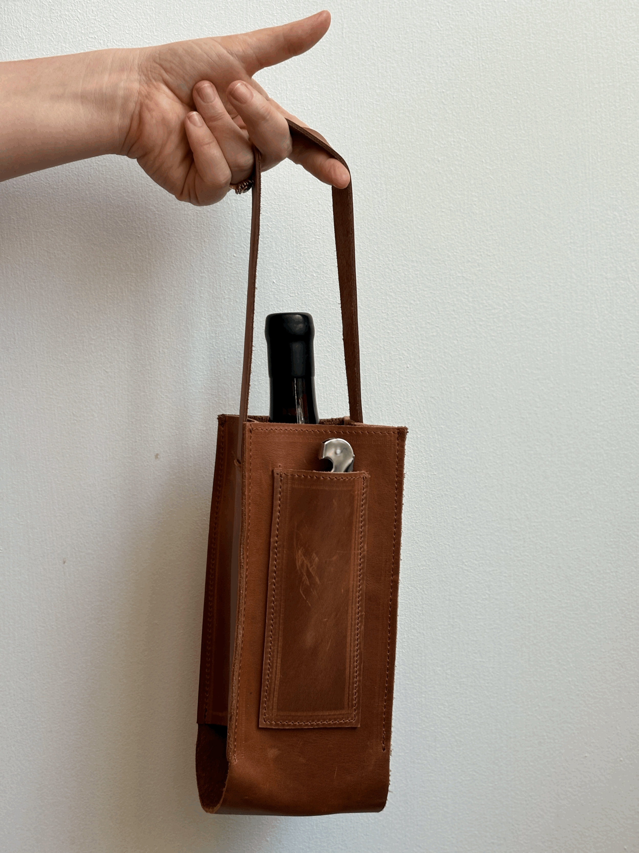 Leather Wine Carrier