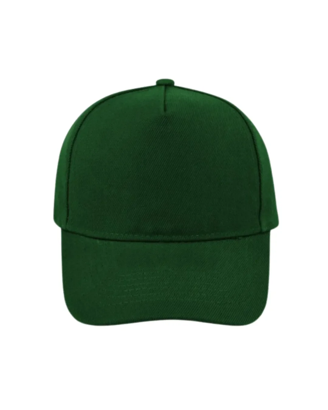 Bottle green promotional cap for kids with an adjustable fit, perfect for custom embroidered corporate gifts, eco-conscious events, or school sports day branding by Soli in Cape Town.