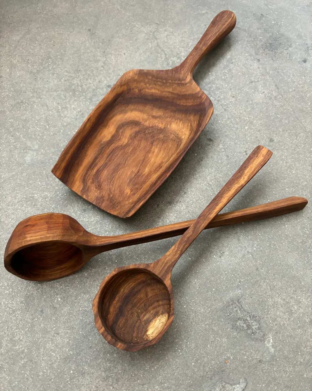 Wooden Scoop & Spade