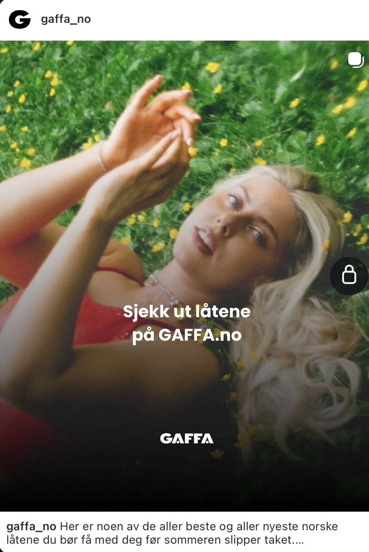 GAFFA: «Dagene er natt» 