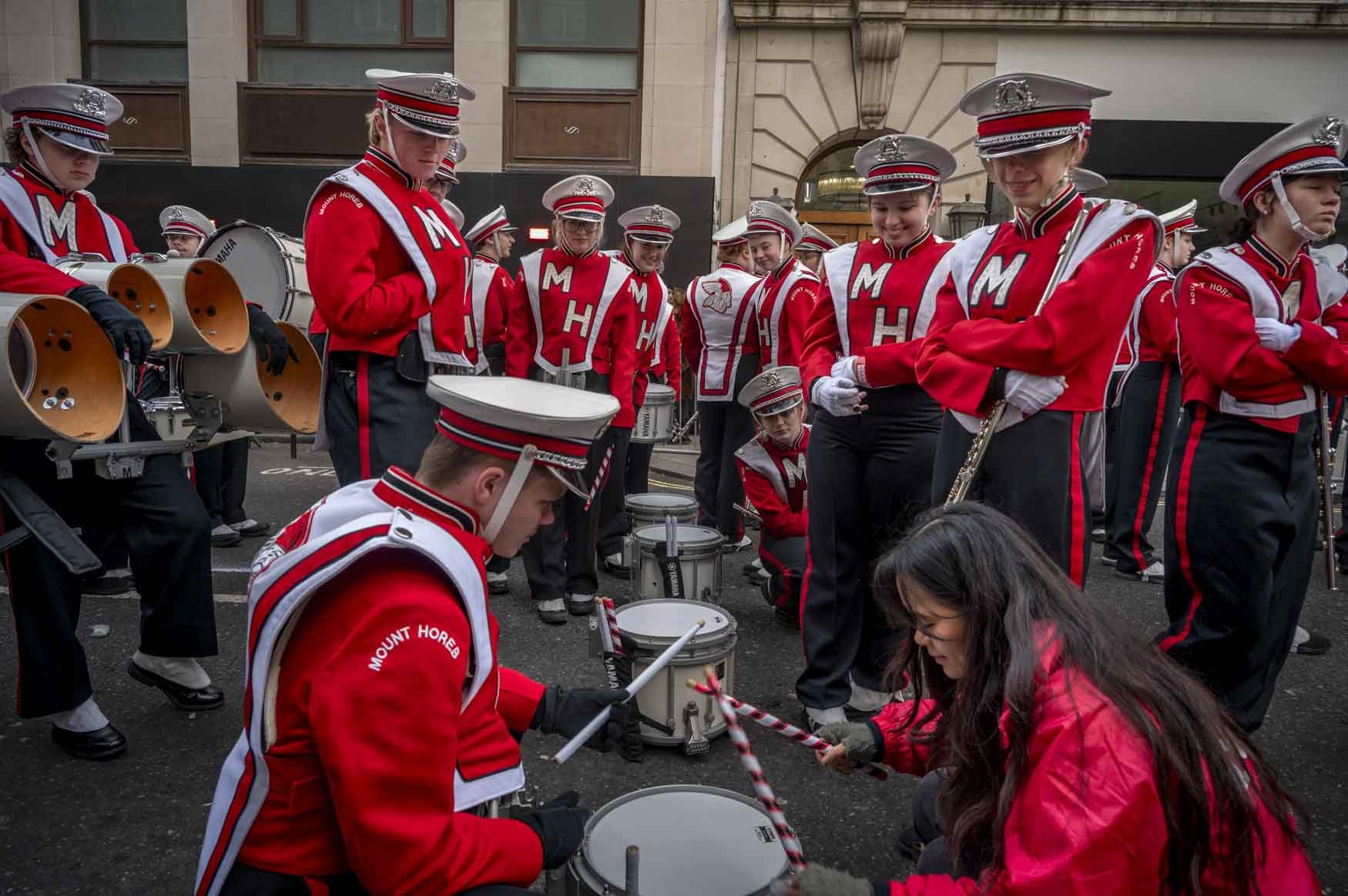 Drumming Schooling.
London’s New Year Parade 2026. Fabulous collection of participants representing the boroughs of London but not only. There is a large participation of marching bands from the US and they are quite impressive impressive.
Kappa Moun
