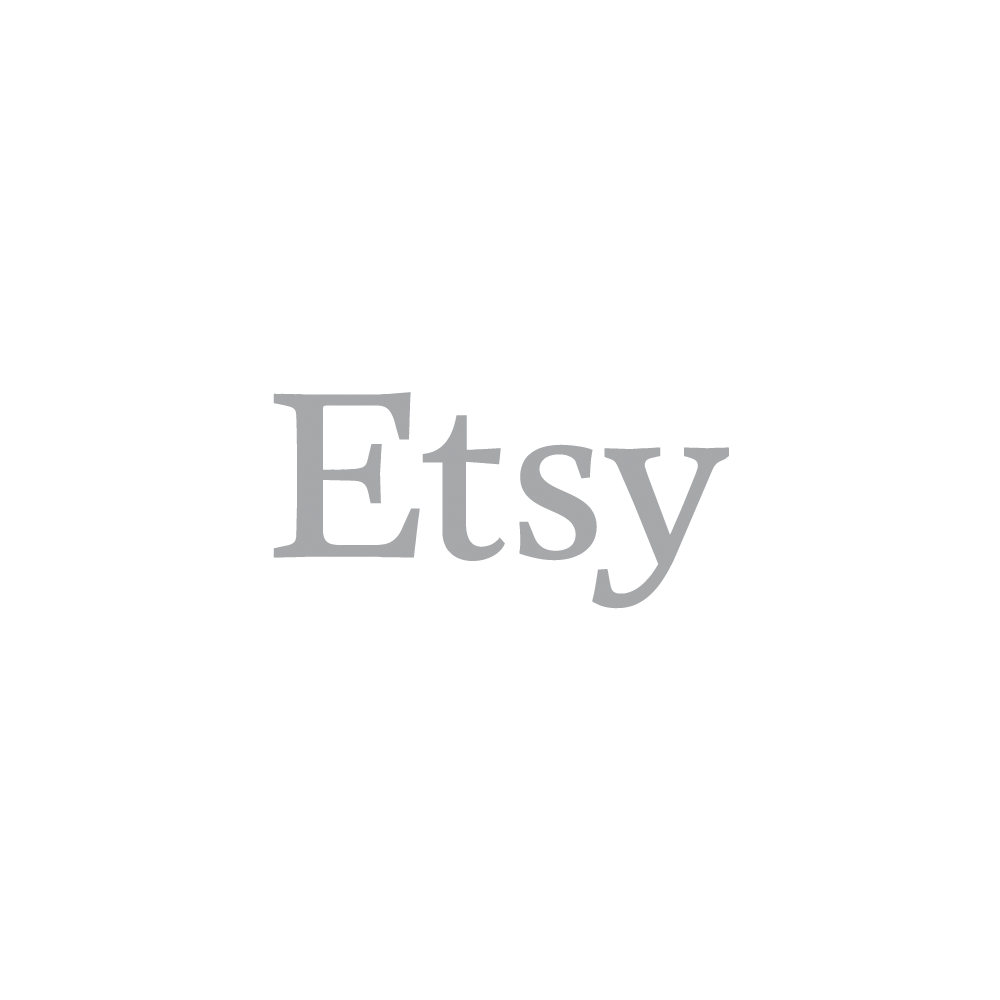 Etsy logo, gray text on white background