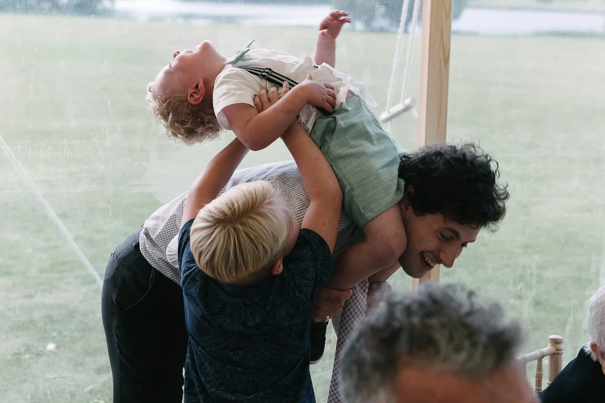 Keeping the younger wedding guests entertained